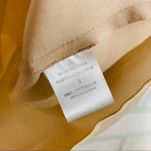 Theory Nalena Blush Silk Ruffle Blouse - Picture 7 of 9
